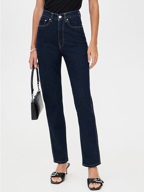 Reformation Jax High-Rise Straight Leg Stretch Jeans NWT Size 23